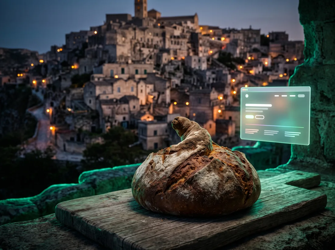 Matera: siti web e servizi digitali — Sassi UNESCO e Pane di Matera IGP