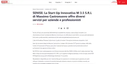 Comunicato ufficiale SMAU Press Room su M 3.5 S.R.L. e Massimo Castronuovo